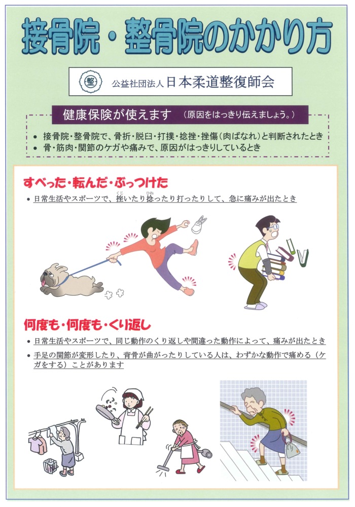接骨院・整骨院のかかり方１